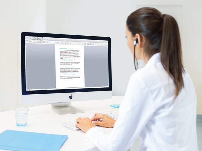 Philips SpeechLive transcription service for legal medical and professional dictations